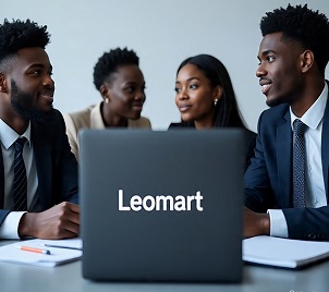 Leomart Digital team members collaborating