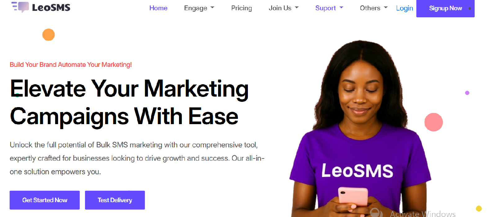 Messaging Website